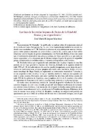 Portada:Las liras de las estelas hispanas de finales de la Edad del Bronce y su origen fenicio /  José María Blázquez Martínez