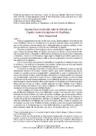 Portada:Aportación al estudio del culto de Hércules en España : cuatro inscripciones de Segóbriga / Martín Almagro Basch