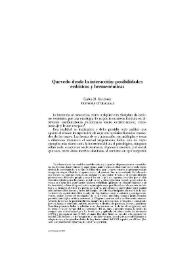Portada:Quevedo desde la interacción: posibilidades ecdóticas y hermenéuticas / Carlos M. Gutiérrez