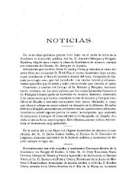 Portada:Noticias. Boletín de la Real Academia de la Historia, tomo 54 (junio 1909). Cuaderno VI / [Fidel Fita]