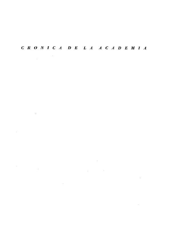 Crónica de la Academia. Primer semestre de 1961 | Biblioteca Virtual Miguel de Cervantes