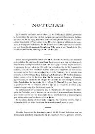 Portada:Noticias. Boletín de la Real Academia de la Historia, tomo 56 (enero 1910). Cuaderno I / [Fidel Fita]