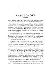 Portada:Fray Hernando de Talavera y su intervención en las negociaciones de Colón con los Reyes Católicos
