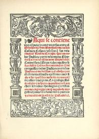 Portada:Fray Bartolomé de Las Casas, disputa o controversia con Ginés de Sepúlveda contendiendo acerca de la licitud de las conquistas de las Indias