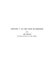 Portada:Semblanza y loa del Conde de Romanones / por José Francés