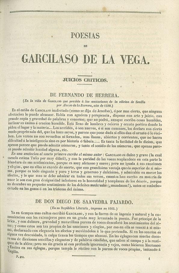 Poesías de Garcilaso de la Vega | Biblioteca Virtual Miguel de Cervantes