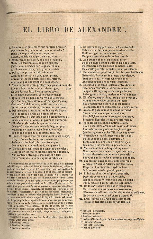 El Libro de Alexandre | Biblioteca Virtual Miguel de Cervantes