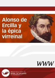 Alonso de Ercilla y la épica virreinal / dirigida por Luis Íñigo-Madrigal | Biblioteca Virtual Miguel de Cervantes