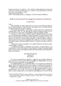 Baedro (y no Baebro) en Plinio y epigrafía de la región de los Pedroches / Antonio Tovar | Biblioteca Virtual Miguel de Cervantes