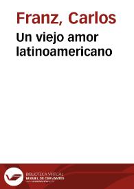 Portada:Un viejo amor latinoamericano