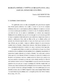 Portada:Biografía histórica y estética surrealista en el aula: \"Simón del desierto\" de Luis Buñuel / Francisco Salvador Ventura