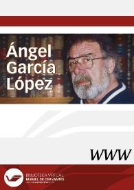Portada:Ángel García López / director Ángel L. Prieto de Paula