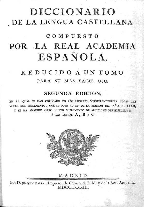 Diccionario de la Lengua Española: Real Academia Española. 2 vols