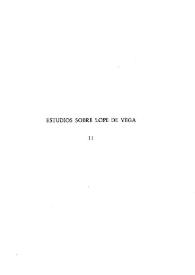 Estudios sobre Lope de Vega. Tomo segundo / Joaquín de Entrambasaguas | Biblioteca Virtual Miguel de Cervantes