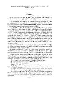 Portada:Apunte cronológico sobre \"El Arenal de Sevilla\" de Lope de Vega / J. H. Arjona