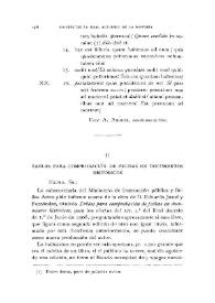 Tablas para comprobación de fechas en documentos históricos / Eduardo Saavedra | Biblioteca Virtual Miguel de Cervantes