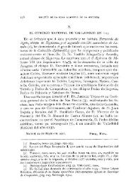 Portada:El concilio nacional de Valladolid en 1143 / Fidel Fita