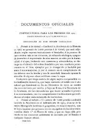 Portada:Boletín de la Real Academia de la Historia, tomo 61 (1912) Cuadernos I-II. Documentos oficiales. Convocatoria para los premios de 1913 (\"Gaceta de Madrid\" de 13, 14 y 15 de junio de 1912)