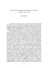 Más información sobre "El nuevo Robinsón" de Joachim Heinrich Campe, en la traducción de Tomás de Iriarte (1789) / por Bernd Marizzi