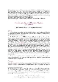 Mosaicos mitológicos de Mauritania Tingitana y de Hispania / José María Blázquez, Mª Paz García-Gelabert | Biblioteca Virtual Miguel de Cervantes