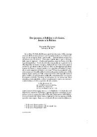 Portada:Dos jayanes, el bíblico y el clásico, frente a la Pidona / Alessandro Martinengo