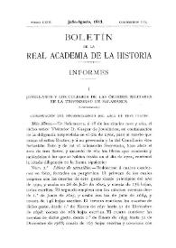 Portada:Jovellanos y los Colegios de las Órdenes Militares en la Universidad de Salamanca [4] / José Gómez Centurión