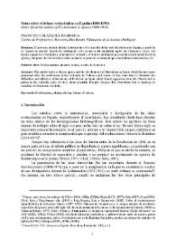 Portada:Notas sobre el debate evolucionista en España (1900-1936) / Francisco Blázquez Paniagua