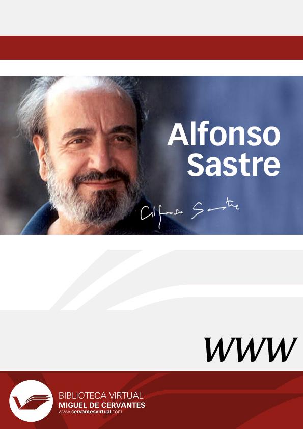 Alfonso Sastre / director Mariano de Paco de Moya | Biblioteca Virtual Miguel de Cervantes