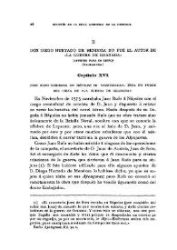 Portada:Don Diego Hurtado de Mendoza no fue el autor de \"La Guerra de Granada\". (Continuación) / Lucas de Torre y Franco-Romero