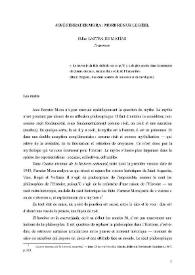 José Ferrater Mora: mordre sur le réel / Gilles Lastra de Matias | Biblioteca Virtual Miguel de Cervantes