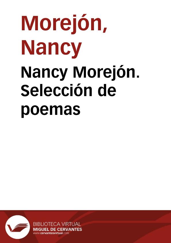 Nancy Morejón. Selección de poemas | Biblioteca Virtual Miguel de Cervantes