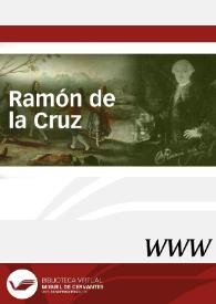 Portada:Ramón de la Cruz / dirección Mireille Coulon