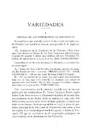 Portada:Medalla de los bombarderos de Fernando VI / José Ramón Mérida