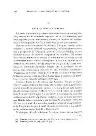 Melilla púnica y romana / Fidel Fita | Biblioteca Virtual Miguel de Cervantes