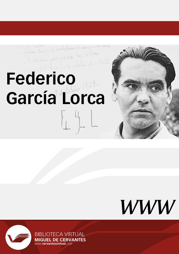 Federico García Lorca | Biblioteca Virtual Miguel de Cervantes