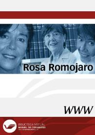 Portada:Rosa Romojaro / director Ángel L. Prieto de Paula