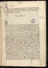 Aquest es lo comançament del prolech sobre el libre que feu el Rei en Jacme per la gracia de Deu Rei de Aragó e de Mallorques e de Valencia compte de Barchelona e d'Urgel e señor de Monpeller de tots los fets e deles gracias que n[ost]re señor li feu en la sua vida | Biblioteca Virtual Miguel de Cervantes