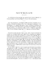 Portada:Noticias. Boletín de la Real Academia de la Historia, tomo 69 (noviembre 1916). Cuaderno V / J.P.de G.