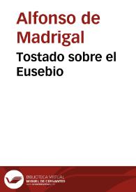 Portada:Tostado sobre el Eusebio