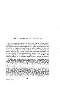 Portada:José Triana o el conflicto / Julio E. Miranda
