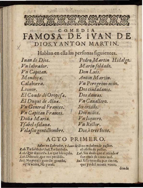 Iuan de Dios y Anton Martin | Biblioteca Virtual Miguel de Cervantes
