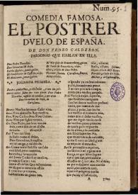 El postrer duelo de España | Biblioteca Virtual Miguel de Cervantes