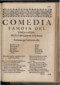 El principe constante | Biblioteca Virtual Miguel de Cervantes