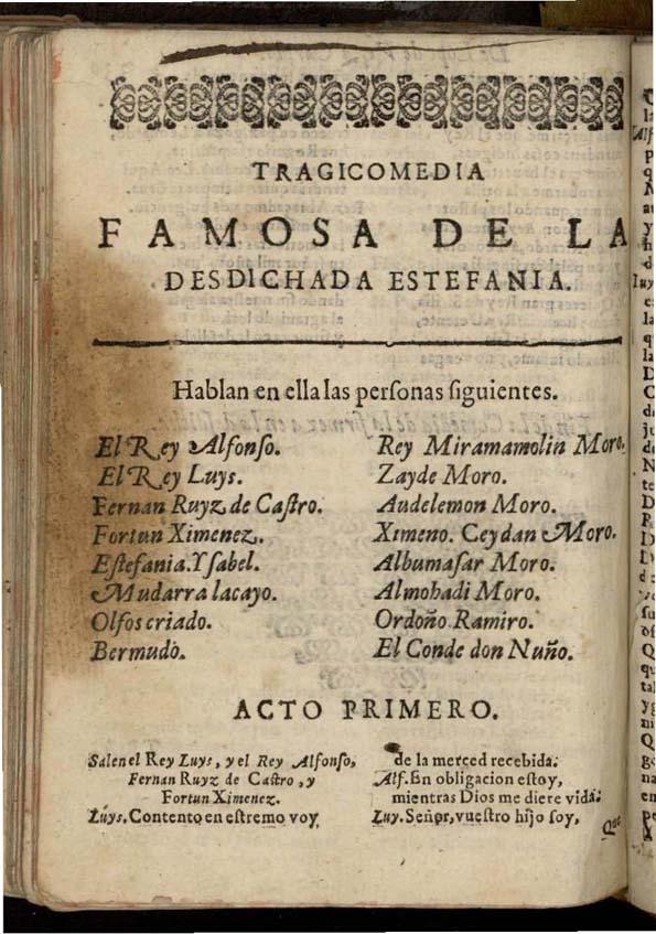 La desdichada Estefania | Biblioteca Virtual Miguel de Cervantes