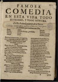 En esta vida todo es verdad y todo mentira | Biblioteca Virtual Miguel de Cervantes