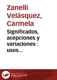 Significados, acepciones y variaciones : usos contradictorios del concepto de "tragedia" en los "Comentarios reales" del Inca Garcilaso de la Vega / Carmela Zanelli | Biblioteca Virtual Miguel de Cervantes