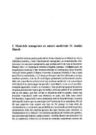 Portada:Materials senequians en autors medievals II: Ausiàs March