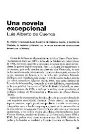 Una novela excepcional / Luis Alberto de Cuenca