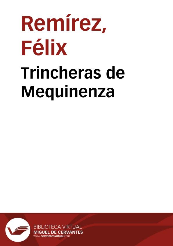 Trincheras de Mequinenza | Biblioteca Virtual Miguel de Cervantes