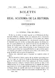 Portada:La catedral vieja de Lérida / Vicente Lampérez y Romea